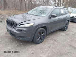 2017 Jeep Cherokee Sport with VIN 1C4PJMAS3HW520964, listed as a IAAI auction lot 42009259 with 170,683 mi miles. Bid and sale history available at carsss.com. Image 2.