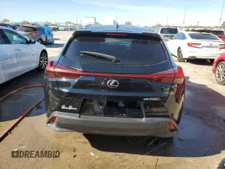 2021 Lexus UX with VIN JTHP3JBH6M2034578, listed as a Copart auction lot 48185835 with 55,297 mi miles and Salvage Title. Bid and sale history available at carsss.com. Image 6.