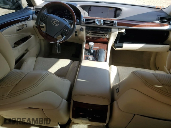 2017 Lexus LS 460 L with VIN JTHGL5EF0H5057814, listed as a Copart auction lot 78180844 with 45,423 mi miles and Salvage title. Bid and sale history available at DreamBid. Image 8.