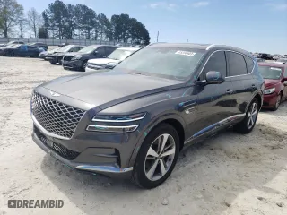 2021 Genesis GV80 with VIN KMUHBDSB2MU063146, listed as a Copart auction lot 45256603 with 9,497 mi miles. Bid and sale history available at carsss.com. Image 1.
