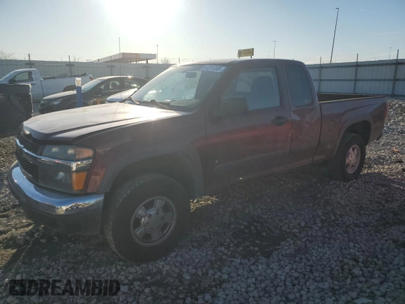 2007 Chevrolet Colorado LT w/1LT with VIN 1GCDT19E678165768, listed as a Copart auction lot 47241395 with 196,102 mi miles and Clean Title. Bid and sale history available at carsss.com. Image 1.