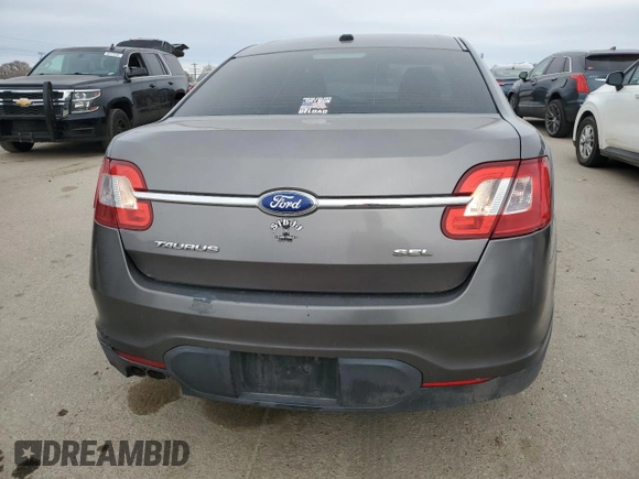 2011 Ford Taurus SEL with VIN 1FAHP2EW8BG158822, listed as a Copart auction lot 48584895 with 296,231 mi miles and Salvage Title. Bid and sale history available at DreamBid. Image 6.