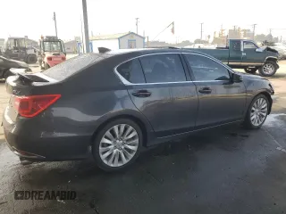 2015 Acura RLX Advance Pkg with VIN JH4KC1F97FC000997, listed as a Copart auction lot 75295404 with 67,403 mi miles and Salvage Title. Bid and sale history available at carsss.com. Image 3.