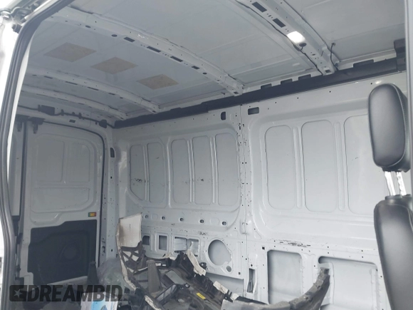 2023 Ford Transit Cargo with VIN 1FTBR1C84PKA65079, listed as a IAAI auction lot 41423167 with 68,899 mi miles and . Bid and sale history available at DreamBid. Image 8.