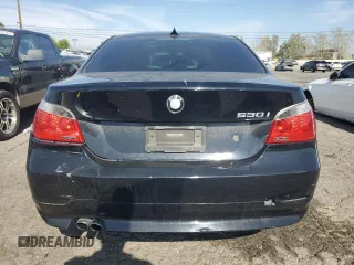 2006 BMW 5 Series 530i with VIN WBANE73526CM34545, listed as a Copart auction lot 50443515 with 78,452 mi miles and Clean Title. Bid and sale history available at carsss.com. Image 6.