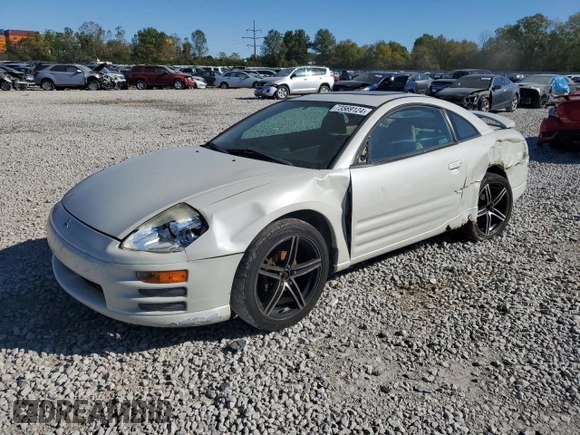 2001 Mitsubishi Eclipse GS with VIN 4A3AC44G61E145619, listed as a Copart auction lot 73569124 with 204,837 mi miles and Salvage Title. Bid and sale history available at carsss.com. Image 1.