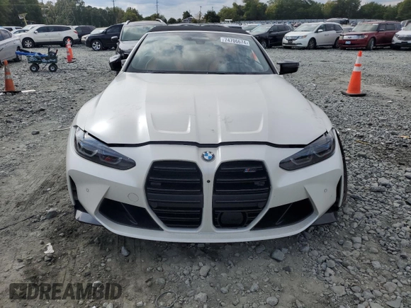 2022 BMW M4 Competition xDrive z VIN WBS33BA00NCK97008, wystawiony jako Copart lot #74706674 z przebiegiem Nie podano mil oraz Szkoda całkowita • Salvage title. Historia ofert i sprzedaży dostępna na DreamBid. Obrazek 5.