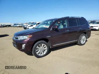 2011 Toyota Highlander Hybrid Limited with VIN JTEDC3EH2B2001565, listed as a Copart auction lot 46918695 with 152,304 mi miles and Salvage Title. Bid and sale history available at carsss.com. Image 1.