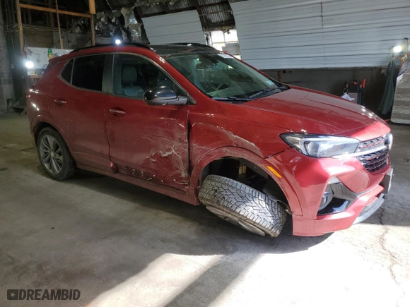 2020 Buick Encore GX Preferred with VIN KL4MMCSL3LB110249, listed as a Copart auction lot 52166315 with 65,049 mi miles and Salvage Title. Bid and sale history available at carsss.com. Image 4.