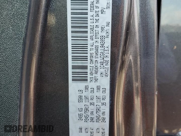 2018 Jeep Wrangler JK Unlimited Sport S with VIN 1C4BJWDG0JL842059, listed as a Copart auction lot 74382094 with 63,373 mi miles and Salvage Title. Bid and sale history available at carsss.com. Image 13.