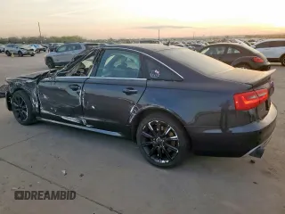 2015 Audi A6 3.0T Premium Plus with VIN WAUFGAFCXFN016132, listed as a Copart auction lot 50551585 with 90,637 mi miles and Salvage Title. Bid and sale history available at carsss.com. Image 2.