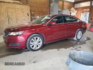 2016 Chevrolet Impala LT with VIN 2G1105SA7G9165480, listed as a Copart auction lot 56461035 with 119,954 mi miles and Salvage title. Bid and sale history available at DreamBid. Image 1.