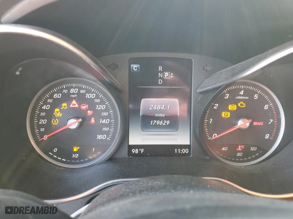 2015 Mercedes-Benz C-Class C 300 with VIN 55SWF4JB4FU087278, listed as a Copart auction lot 53405915 with 179,629 mi miles and Clean Title. Bid and sale history available at carsss.com. Image 9.