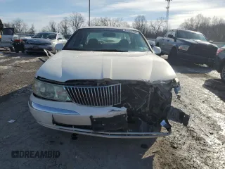 2002 Lincoln Continental with VIN 1LNHM97V42Y620508, listed as a Copart auction lot 42642755 with 0 mi miles and Salvage Title. Bid and sale history available at carsss.com. Image 5.