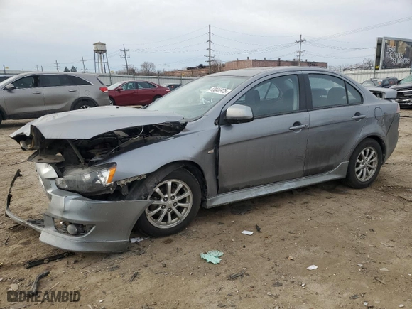 2012 Mitsubishi Lancer ES with VIN JA32U2FU1CU028338, listed as a Copart auction lot 43046975 with 69961 miles and Salvage Title. Bid and sale history available at carsss.com. Image 1.