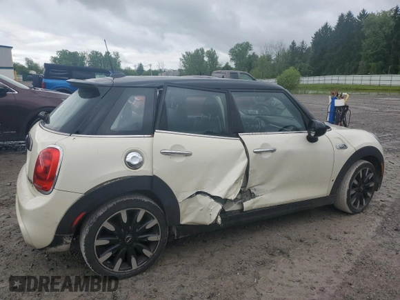 2015 MINI Hardtop 4 Door S with VIN WMWXU3C54F2B62612, listed as a Copart auction lot 57756665 with 107,787 mi miles and Salvage title. Bid and sale history available at DreamBid. Image 3.