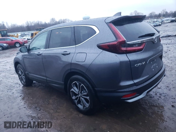 2022 Honda CR-V EX with VIN 2HKRW2H50NH668490, listed as a Copart auction lot 71013392 with 1,844 mi miles. Bid and sale history available at carsss.com. Image 2.