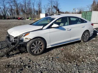 2017 Hyundai Sonata Sport with VIN 5NPE34AF4HH524502, listed as a Copart auction lot 48849035 with 104,865 mi miles and Salvage Title. Bid and sale history available at DreamBid. Image 1.