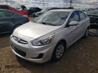 2016 Hyundai Accent SE with VIN KMHCT4AE9GU072335, listed as a Copart auction lot 71236713 with 107,887 mi miles. Bid and sale history available at carsss.com. Image 1.