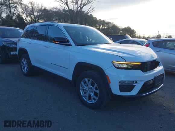 2022 Jeep Grand Cherokee Limited z VIN 1C4RJHBGXN8531731, wystawiony jako IAAI lot #41242296 z przebiegiem 31 010 mil mil oraz . Historia ofert i sprzedaży dostępna na DreamBid. Obrazek 1.