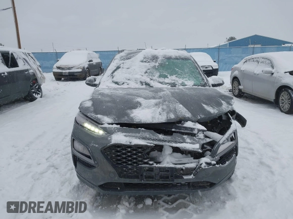 2021 Hyundai Kona Night Edition with VIN KM8K6CA59MU710026, listed as a IAAI auction lot 41266327 with 67,860 mi miles and . Bid and sale history available at DreamBid. Image 13.