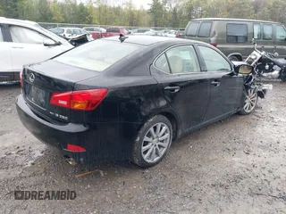 2008 Lexus IS 250 with VIN JTHCK262485023760, listed as a IAAI auction lot 42201634 with 163,842 mi miles and . Bid and sale history available at DreamBid. Image 4.