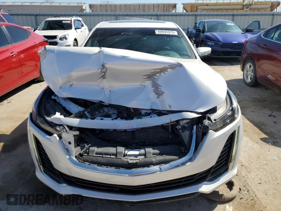 2020 Cadillac CT5 Premium Luxury with VIN 1G6DN5RK6L0152182, listed as a Copart auction lot 49895975 with 101,156 mi miles and Salvage title. Bid and sale history available at DreamBid. Image 5.