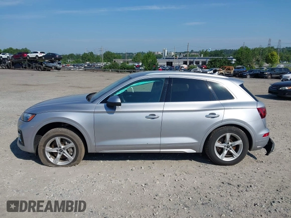 2021 Audi Q5 Premium with VIN WA1AAAFY7M2133167, listed as a IAAI auction lot 42658671 with 62,020 mi miles and . Bid and sale history available at DreamBid. Image 15.