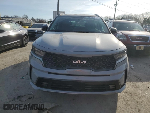 2023 Kia Sorento SX Prestige with VIN 5XYRKDLF7PG241194, listed as a Copart auction lot 86391444 with 11,103 mi miles and Salvage Title. Bid and sale history available at carsss.com. Image 5.