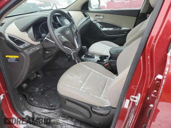 2018 Hyundai Santa Fe 2.4L z VIN 5XYZTDLB0JG547428, wystawiony jako Copart lot #45593005 z przebiegiem 51 394 mil mil oraz Szkoda całkowita • Salvage title. Historia ofert i sprzedaży dostępna na DreamBid. Obrazek 7.