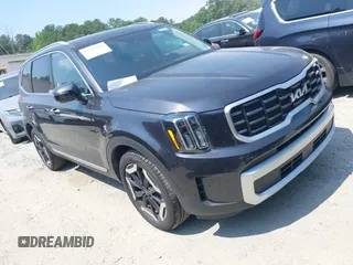 2025 Kia Telluride S with VIN 5XYP6DGC4SG589152, listed as a IAAI auction lot 42585010 with 14,808 mi miles and . Bid and sale history available at DreamBid. Image 1.