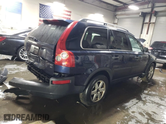 2004 Volvo XC90 with VIN YV1CZ59H941063651, listed as a Copart auction lot 41384885 with 141,985 mi miles and Salvage Title. Bid and sale history available at carsss.com. Image 3.