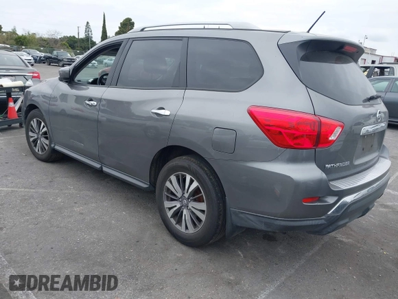 2017 Nissan Pathfinder S with VIN 5N1DR2MN0HC658402, listed as a IAAI auction lot 41857093 with 142,070 mi miles and . Bid and sale history available at DreamBid. Image 3.