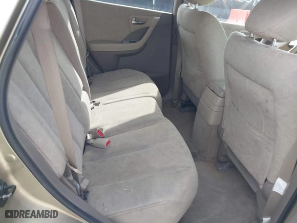 2006 Nissan Murano SL with VIN JN8AZ08W46W542957, listed as a IAAI auction lot 41858906 with 59,275 mi miles. Bid and sale history available at carsss.com. Image 8.