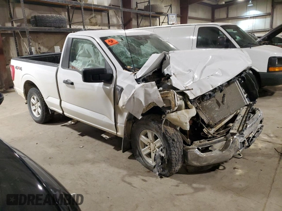 2022 Ford F-150 XL with VIN 1FTMF1E53NKD19348, listed as a Copart auction lot 85060934 with Not Provided miles and Salvage Title. Bid and sale history available at DreamBid. Image 4.