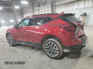 2024 Chevrolet Blazer RS with VIN 3GNKBKRS7RS149456, listed as a Copart auction lot 55678635 with 6,878 mi miles and Salvage title. Bid and sale history available at DreamBid. Image 2.