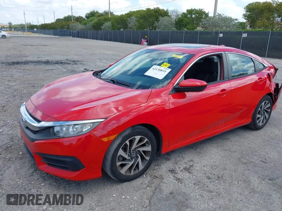 2018 Honda Civic EX with VIN 2HGFC2F77JH517540, listed as a IAAI auction lot 42130831 with Not Provided miles and . Bid and sale history available at DreamBid. Image 18.