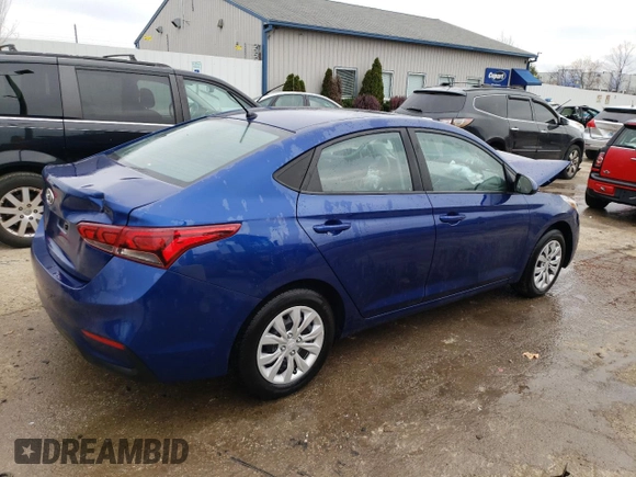 2021 Hyundai Accent SE with VIN 3KPC24A64ME139546, listed as a Copart auction lot 76922743 with 18,962 mi miles. Bid and sale history available at carsss.com. Image 3.