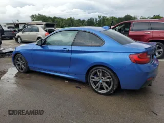 2015 BMW 2 Series M235i with VIN WBA1J7C51FV358993, listed as a Copart auction lot 59622473 with 45,630 mi miles. Bid and sale history available at carsss.com. Image 2.