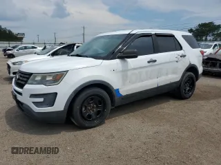 2016 Ford Utility Police Interceptor with VIN 1FM5K8AR6GGD31450, listed as a Copart auction lot 74237674 with 51,949 mi miles and Salvage Title. Bid and sale history available at carsss.com. Image 1.