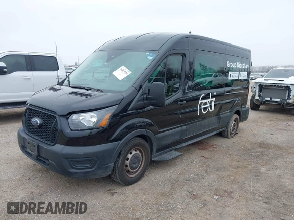 2023 Ford Transit Passenger XL with VIN 1FBAX2C85PKC08858, listed as a IAAI auction lot 41505754 with 45,897 mi miles and . Bid and sale history available at DreamBid. Image 17.