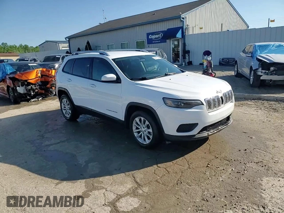 2020 Jeep Cherokee Latitude with VIN 1C4PJLCB9LD525694, listed as a Copart auction lot 58181565 with 37,106 mi miles and Salvage title. Bid and sale history available at DreamBid. Image 14.