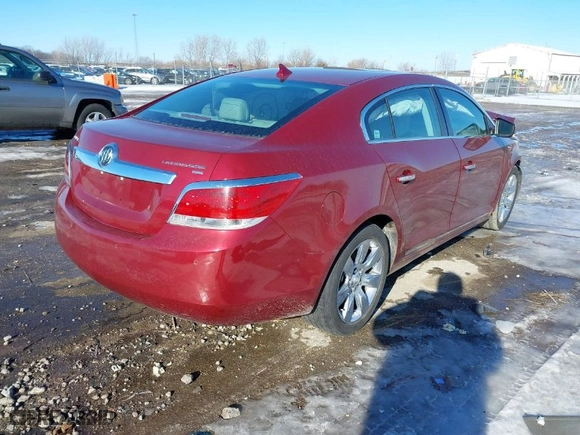 2011 Buick LaCrosse CXL with VIN 1G4GC5ED1BF308725, listed as a IAAI auction lot 41359877 with 166,686 mi miles. Bid and sale history available at carsss.com. Image 4.