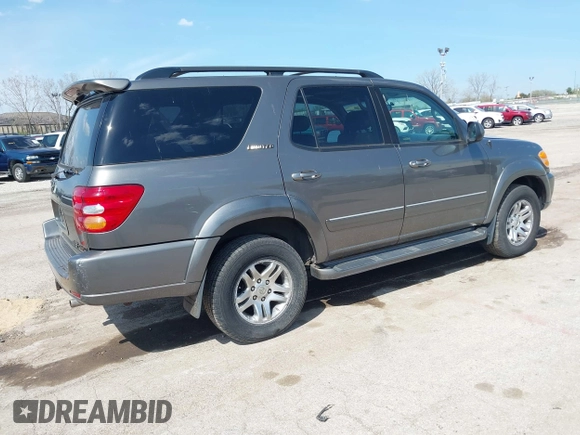 2003 Toyota Sequoia Limited with VIN 5TDBT48AX3S163180, listed as a IAAI auction lot 42129050 with 125,086 mi miles and . Bid and sale history available at DreamBid. Image 4.