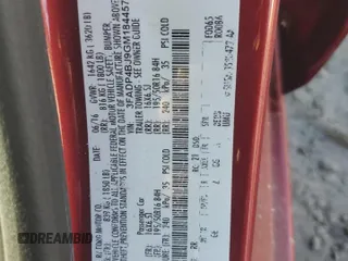 2016 Ford Fiesta SE z VIN 3FADP4BJ9GM184457, wystawiony jako Copart lot #56514985 z przebiegiem 152 445 mil mil oraz Szkoda całkowita • Salvage title. Historia ofert i sprzedaży dostępna na DreamBid. Obrazek 12.