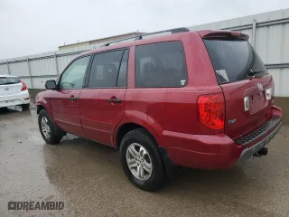 2004 Honda Pilot EX with VIN 5FNYF18454B002574, listed as a Copart auction lot 47296815 with 209,073 mi miles and Salvage Title. Bid and sale history available at carsss.com. Image 2.