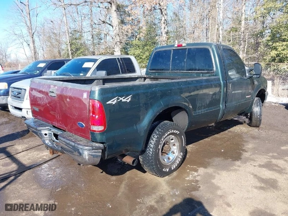 2003 Ford Super Duty F-250 XL with VIN 1FTNF21P03ED23919, listed as a IAAI auction lot 41419706 with 1 mi miles. Bid and sale history available at carsss.com. Image 4.