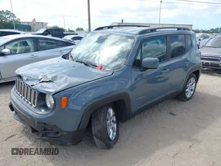 2018 Jeep Renegade Latitude with VIN ZACCJABB7JPJ69925, listed as a IAAI auction lot 41954537 with 61,680 mi miles. Bid and sale history available at carsss.com. Image 17.