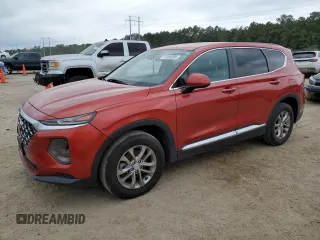 2020 Hyundai Santa Fe SE with VIN 5NMS23AD8LH154188, listed as a Copart auction lot 57669385 with 123,956 mi miles and Salvage title. Bid and sale history available at DreamBid. Image 1.