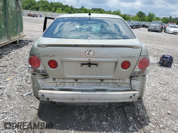 2002 Lexus IS 300/350 z VIN JTHBD192220053243, wystawiony jako Copart lot #58063174 z przebiegiem 205 294 mil mil oraz Szkoda całkowita • Salvage title. Historia ofert i sprzedaży dostępna na DreamBid. Obrazek 6.